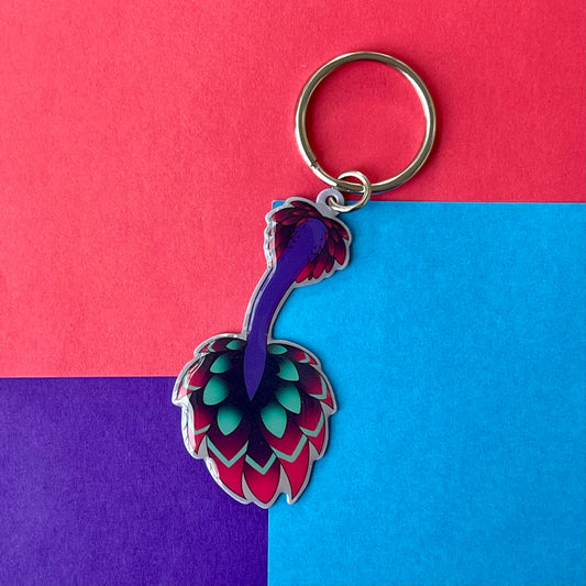 Metal Tail Keychain